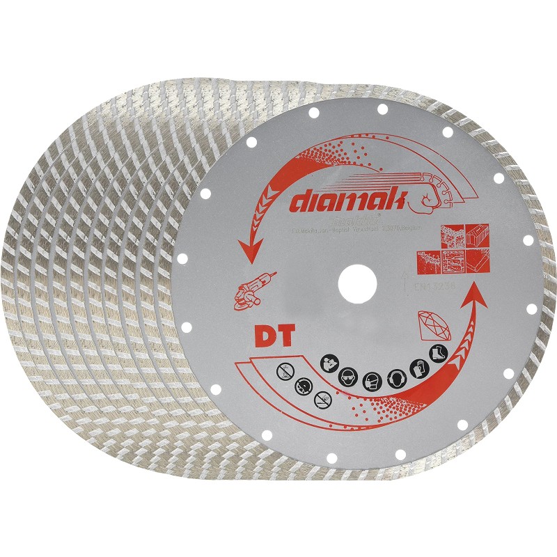 D-61173-10 Makita Set 10 discuri diamantate taiere continua 230mm