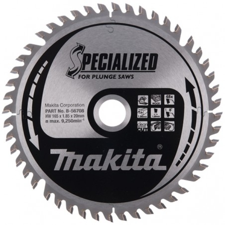 B-56708 Makita Panza fierastrau circular SP6000 lemn 165 mm 48 dinti