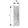 350510 TOPMASTER Rindea metal pentru rigips latime 40mm lungime 250mm