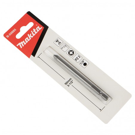 B-59885 MAKITA Bit PZ2 lungime 90mm si prindere hexagon 1/4"