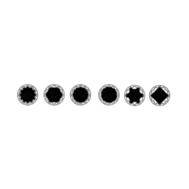 330320 TOPMASTER Set tubulare spline 12 piese prindere patrat 1/2