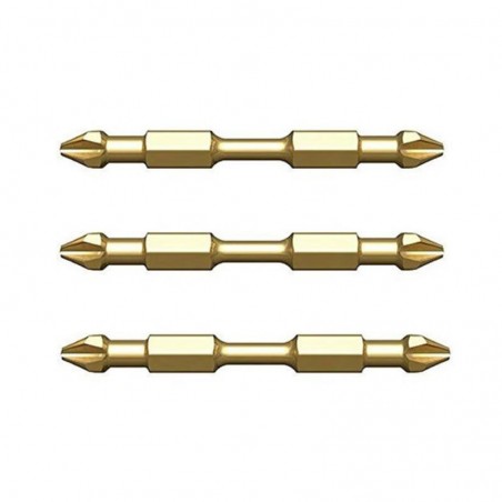 B-45129 MAKITA Set 3 biti Impact Gold cu doua capete PH1, 65 mm,