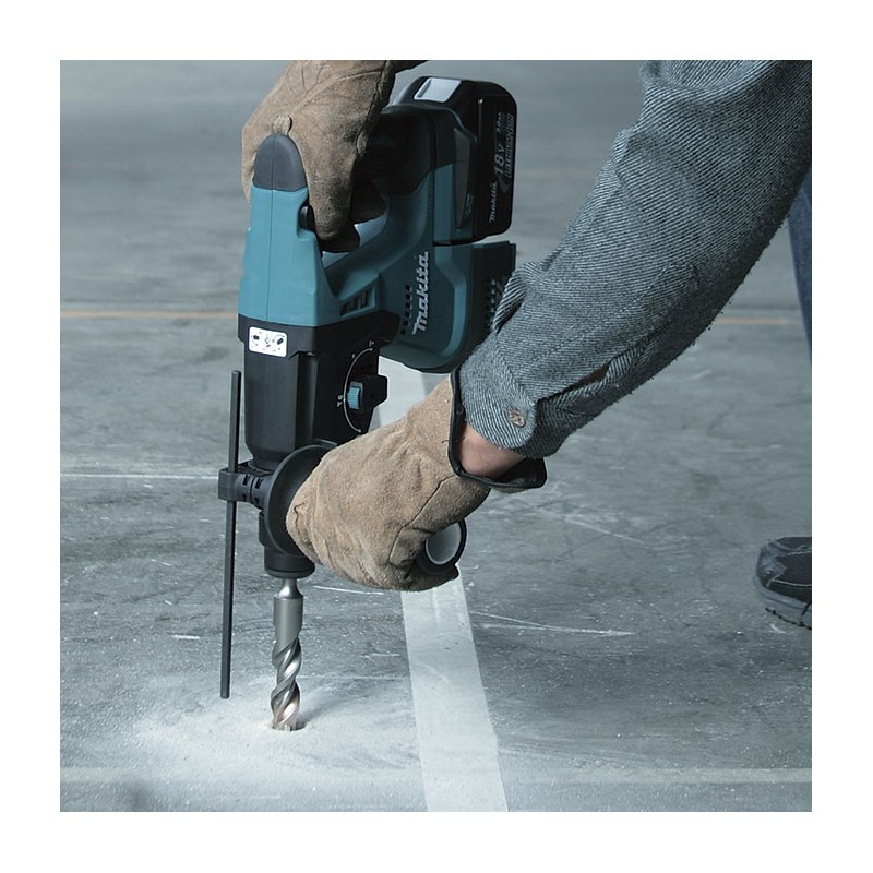DLX2125TJ1 MAKITA Kit 2 scule (DGA504 + DHR243) cu 2 BL1850B 18V 5Ah