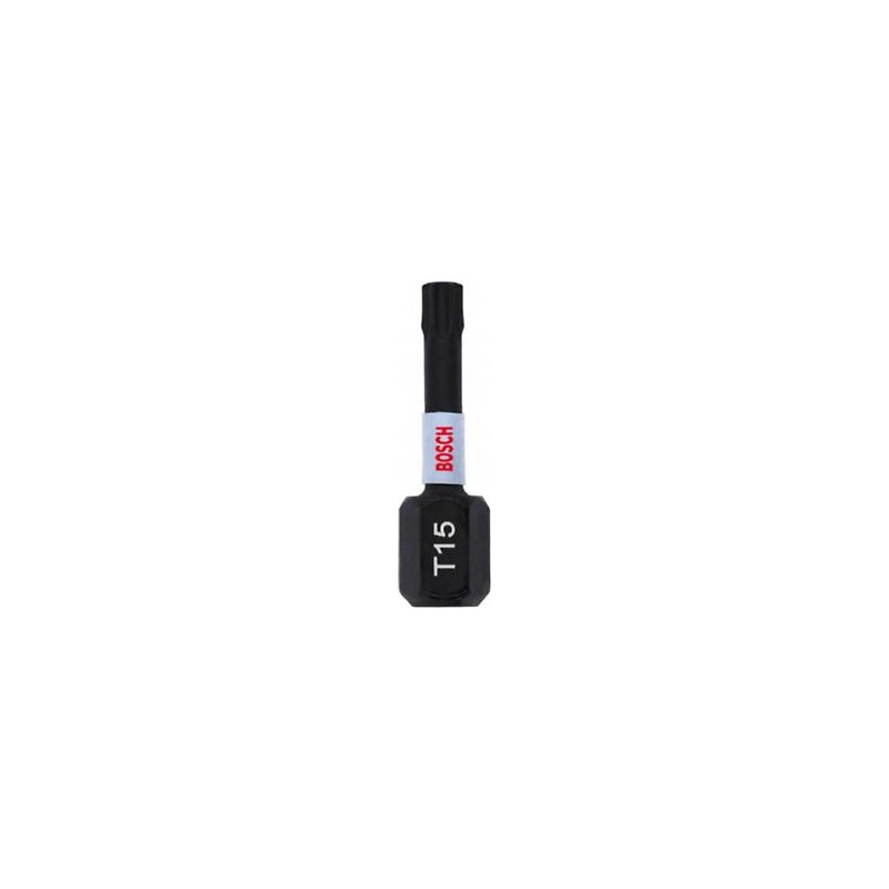 2608522473 BOSCH Set 2 biti de insurubare cu impact T15, 25 mm