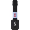 2608522475 BOSCH Set 2 biti de insurubare cu impact T25, 25 mm