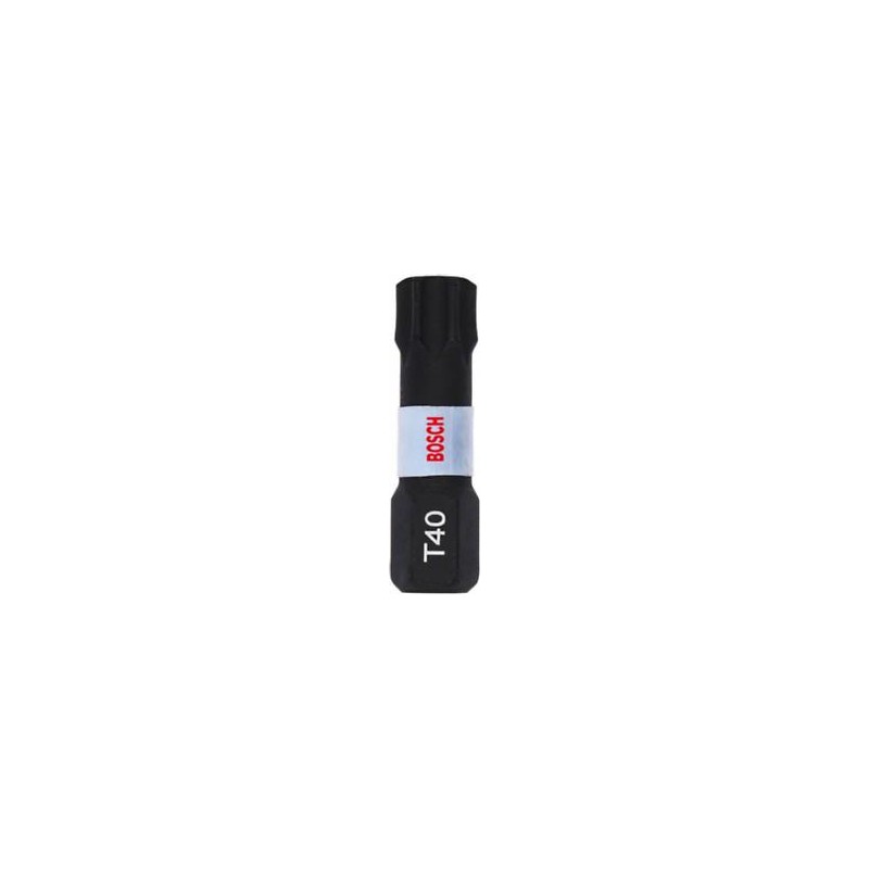 2608522478 BOSCH Set 2 biti de insurubare cu impact T40, 25 mm