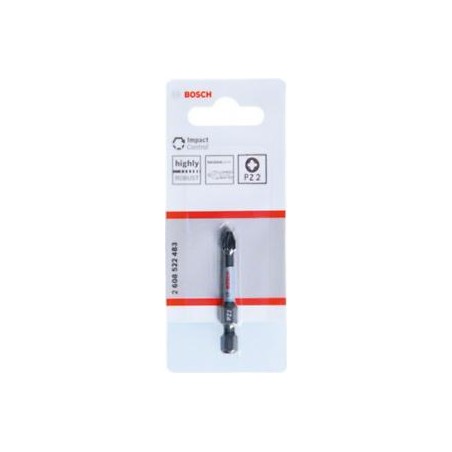2608522483 BOSCH Bit de insurubare cu impact PZ2,lungime 50 mm