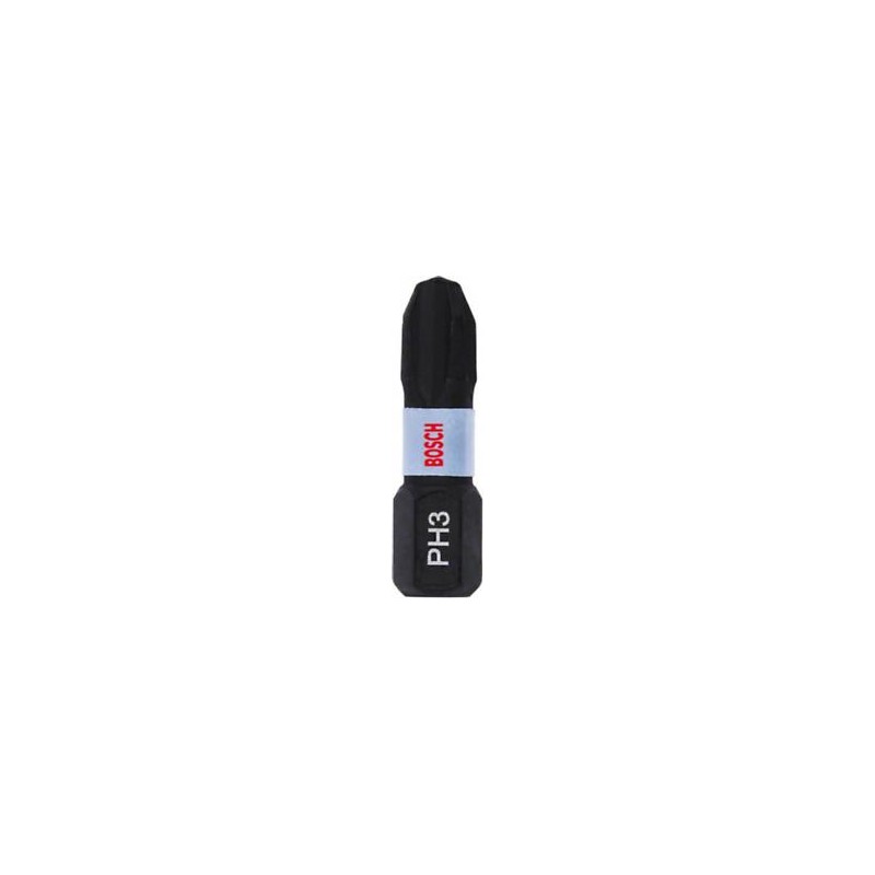 2608522469 BOSCH Set 2 biti de insurubare cu impact PH3, 25 mm