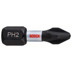 2608522403 BOSCH Set 2 biti de insurubare cu impact PH2, 25 mm