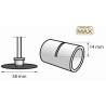 2615S456DM DREMEL Disc S456DM prindere EZ SpeedClic pentru metale 38mm