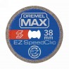 2615S456DM DREMEL Disc S456DM prindere EZ SpeedClic pentru metale 38mm
