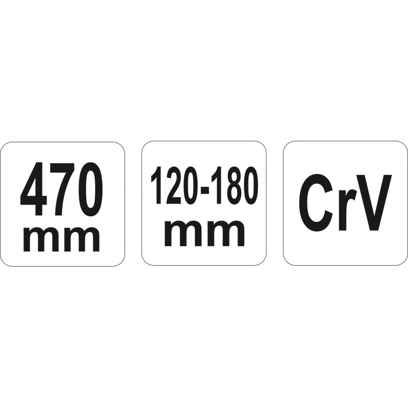YT-01674 YATO Cheie carlig universala deschidere 120-180 mm