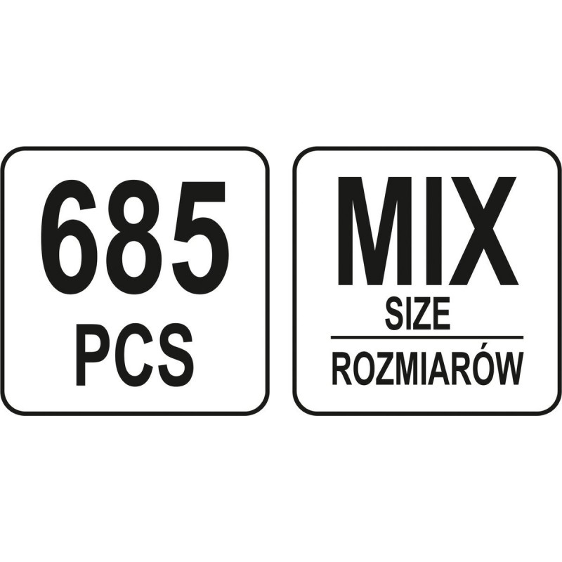 YT-06895 YATO Set 685 conectori