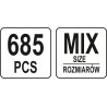 YT-06895 YATO Set 685 conectori