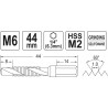 YT-44843 YATO Burghiu tarod hex 1/4" dimensiune M6 pasul filetului 1mm