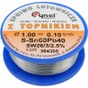 76810 CYNEL UNIPRESS Fludor 1.0 mm, 100 g, sn60pb40