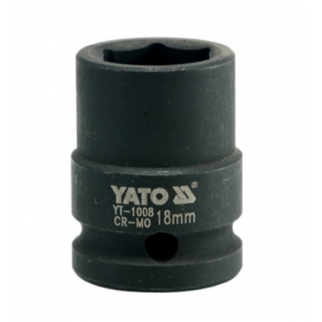 YT-1008 YATO Cheie tubulara hexagonala de impact 18 mm patrat 1/2