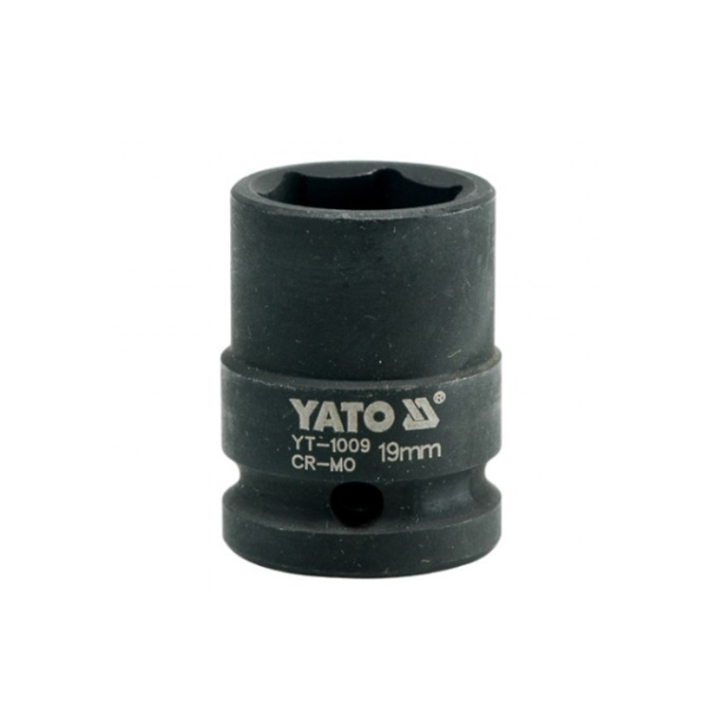 YT-1009 YATO Cheie tubulara hexagonala de impact 19 mm patrat 1/2