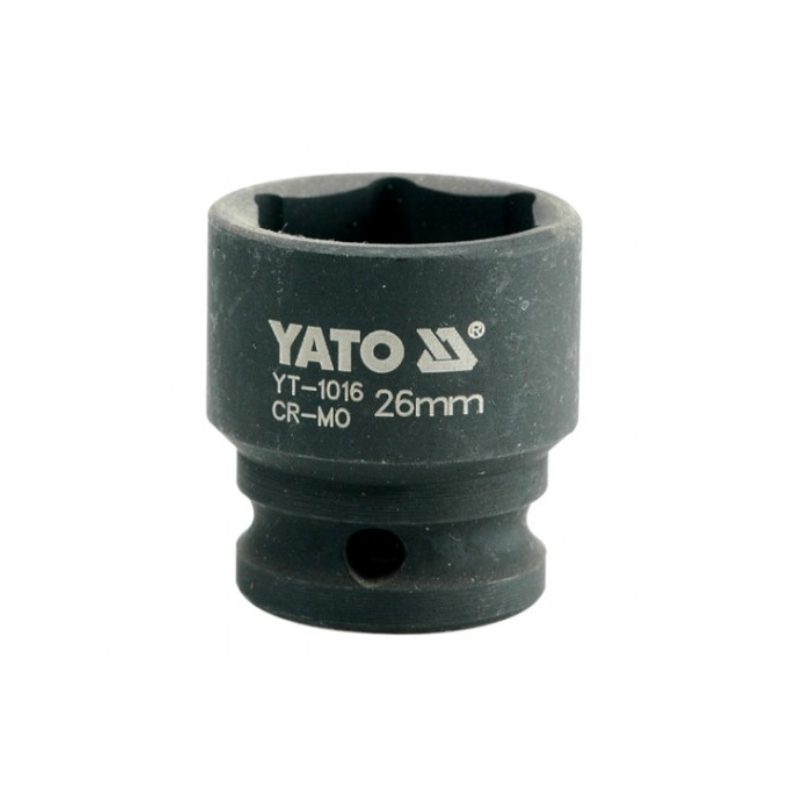 YT-1016 YATO Cheie tubulara hexagonala de impact 26 mm patrat 1/2