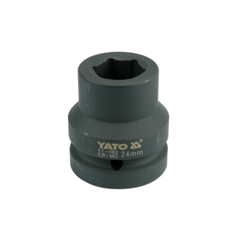 YT-1180 YATO Cheie tubulara hexagonala de impact 24 mm patrat 1"