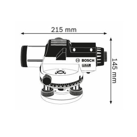 0601068501 BOSCH GOL 32 G Nivela optica 120m 400 goni