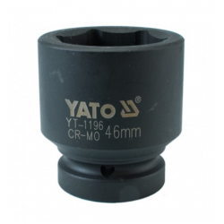 YT-1196 YATO Cheie tubulara hexagonala de impact 46 mm patrat 1"