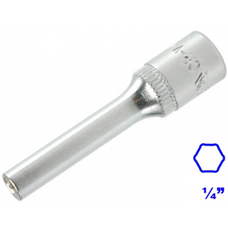 YT-1417 YATO Cheie tubulara hexagonala lunga 6 mm prindere patrat 1/4