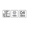YT-05223 YATO Cheie tubulara E14 cu profil torx prindere patrat 1/2