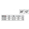 YT-0750 YATO Cheie dinamometrica patrat 3/8" 20-110 Nm lungime 366 mm
