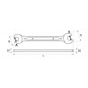 YT-0120 YATO Cheie fixa 18x19 mm lungime 224 mm