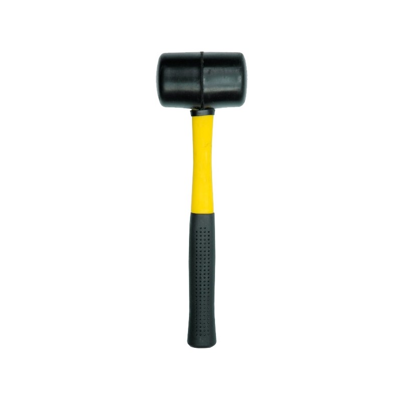 33655 VOREL Ciocan din cauciuc 56 mm, cu coada fibra de sticla, 520 gr