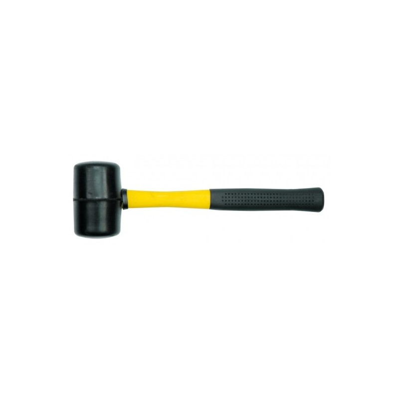 33655 VOREL Ciocan din cauciuc 56 mm, cu coada fibra de sticla, 520 gr
