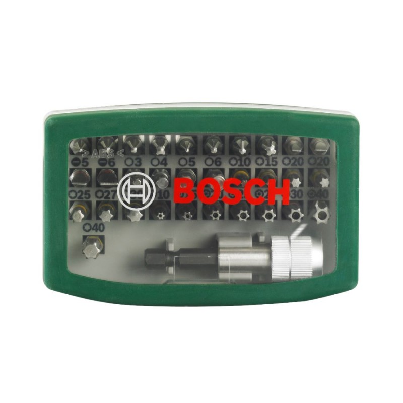 2607017063 BOSCH Set 32 de biti extra-duri cu lungime de 25mm