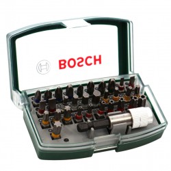 2607017063 BOSCH Set 32 de biti extra-duri cu lungime de 25mm
