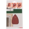 2609256A68 BOSCH Set 5 foi abrazive granulatie 40 pentru slefuitor