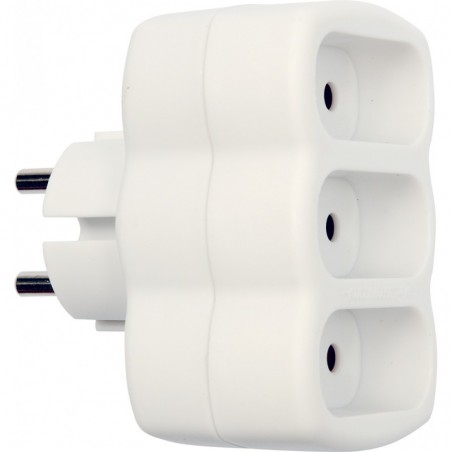 72401 VOREL Priza tripla tip splitter 6A