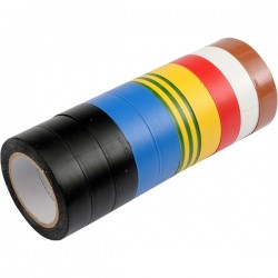 75028 VOREL Set 10 benzi izolatoare, 19 mm, 20 m