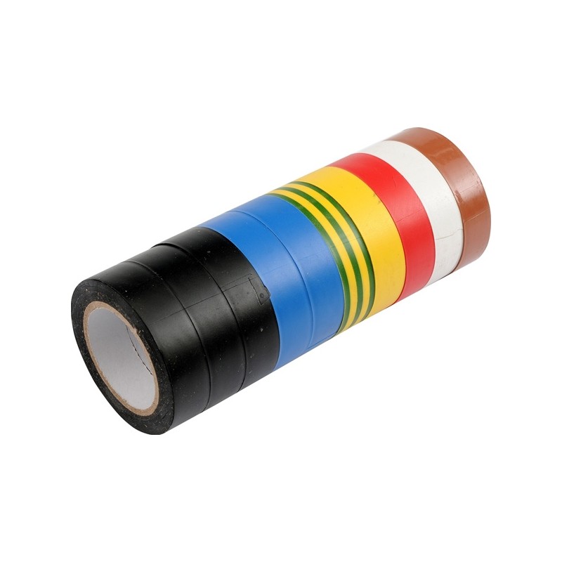 75028 VOREL Set 10 benzi izolatoare, 19 mm, 20 m
