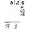 YT-2007 YATO Cleste combinat lungime 180 mm