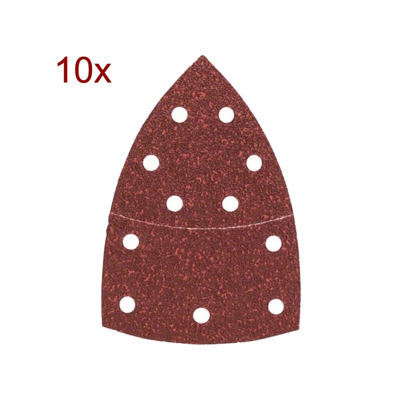 2609256A62 BOSCH Set 10 foi abrazive granulatie 60 pentru slefuitor