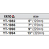 YT-1982 YATO Cleste seger inele de siguranta varf drept lungime 125 mm